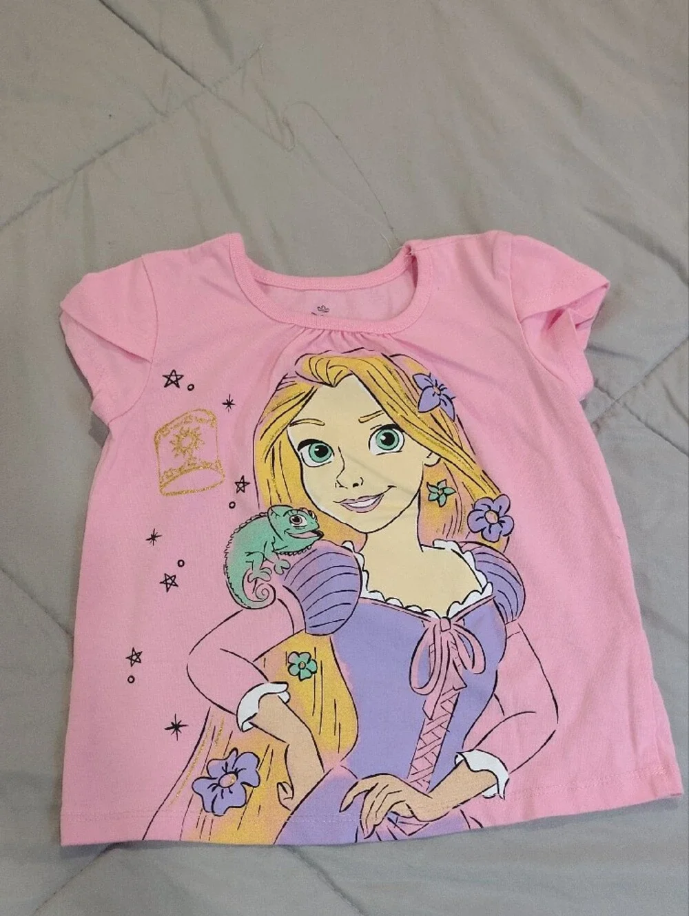 Disney Pink Rapunzel Graphic Tank Top